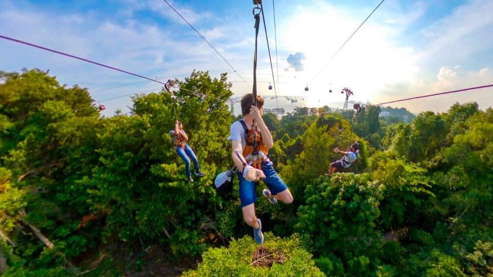 Singapore: Sentosa Mega Adventure Park Zipline Ticket