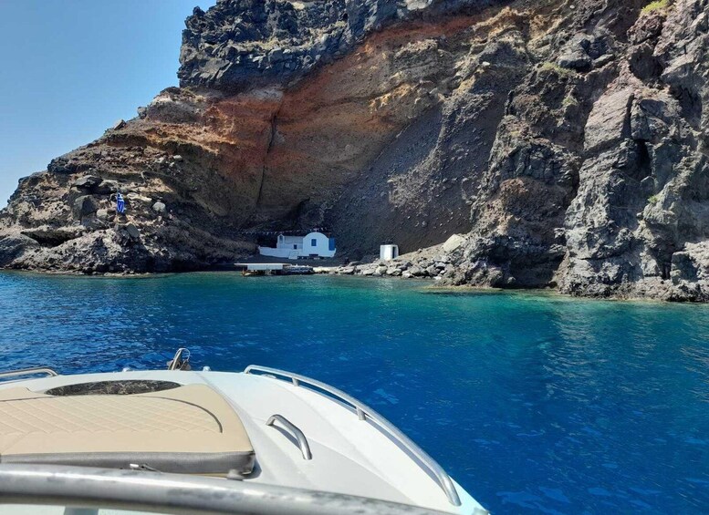 Picture 6 for Activity Santorini: Luxury private boat with food and drinks