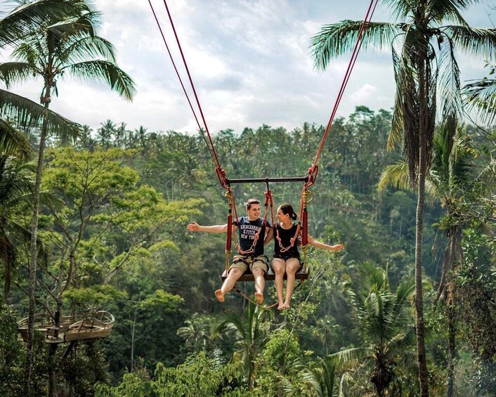 Picture 2 for Activity Bali: Ayung River Rafting & Jungle Swing Tour with Transfer