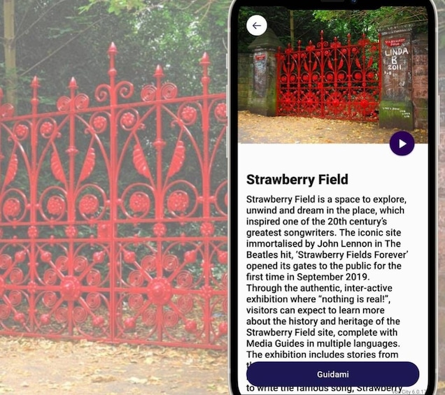 Picture 1 for Activity Liverpool: Beatles and Strawberry Field Digital Audio Guide