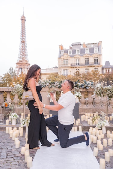 Marriage Proposal in Paris + Photographer 1h-Proposal agency