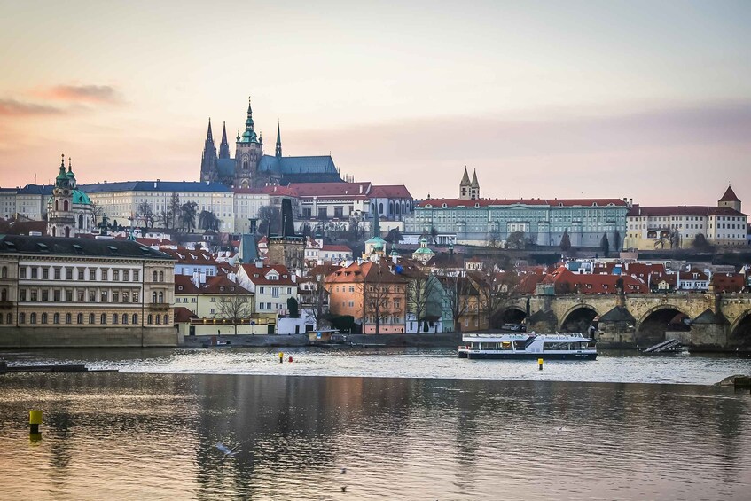 Picture 2 for Activity Prague: 50-Minute Sightseeing Evening Cruise