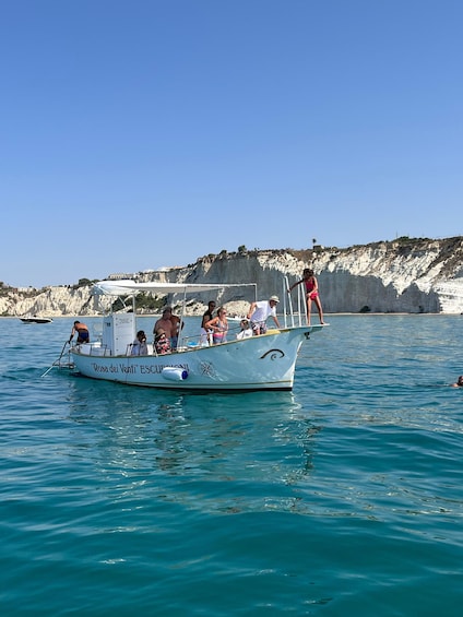 Picture 1 for Activity San Leone, Scala dei turchi: private aperitif on boat tour