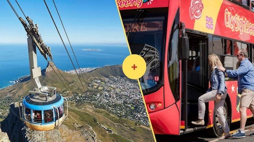 Cape Town: Table Mountain Cable Car, Hop-On Hop-Off Bus Tour