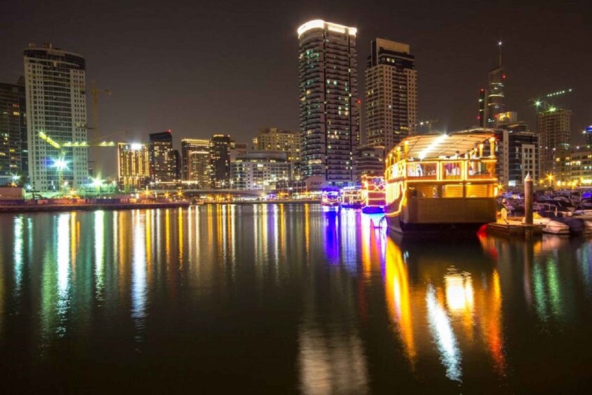 Dubai: Best Dhow Cruise Dinner Marina