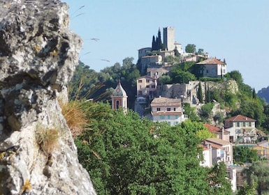 From Nice : Gourdon, St-Paul de Vence, Tourettes & Grasse