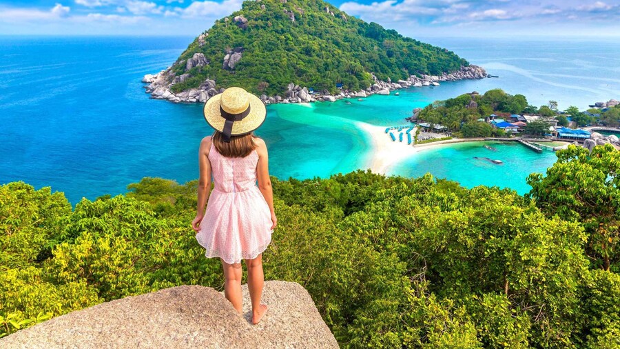 Koh Pha Ngan: Koh Tao & Nang Yuan Tour with Snorkel, Lunch