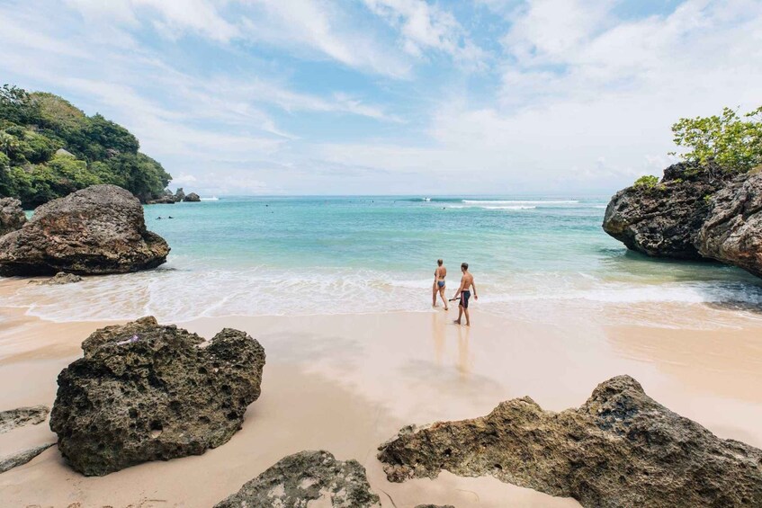 Bali: Hidden Beach Tour & Seafood Dinner with Sunset View