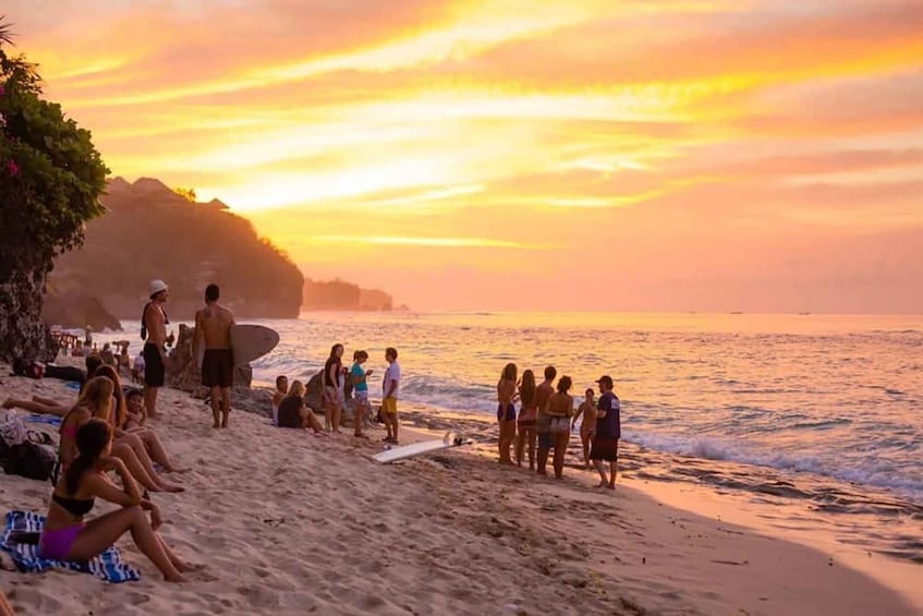 Picture 3 for Activity Bali: Hidden Beach Tour & Seafood Dinner with Sunset View