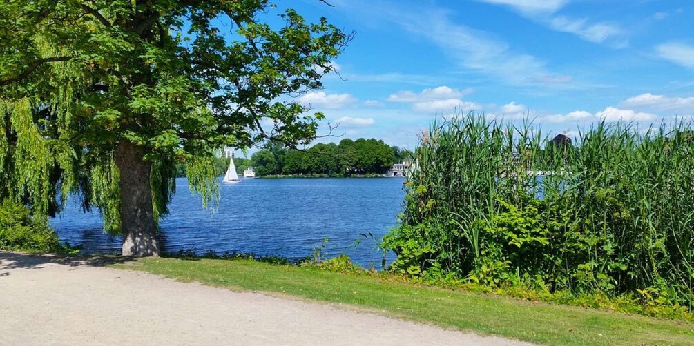 Picture 2 for Activity Hamburg: Self-Guided Walking or Bike Tour Around the Alster