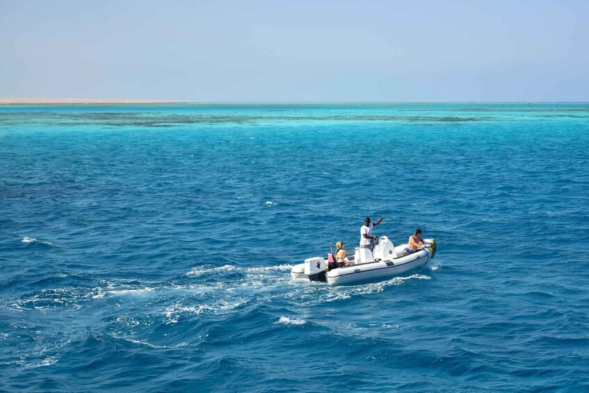 Picture 2 for Activity Sharm El Sheikh: Parasailing and Speedboat Snorkeling Trip
