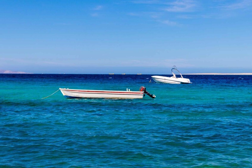 Sharm El Sheikh: Parasailing and Speedboat Snorkeling Trip