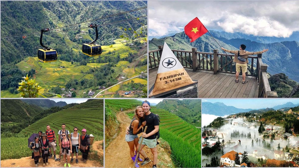 From Hanoi: 2-Day Sapa-Fansipan Peak & Trek & Ha Giang Bus