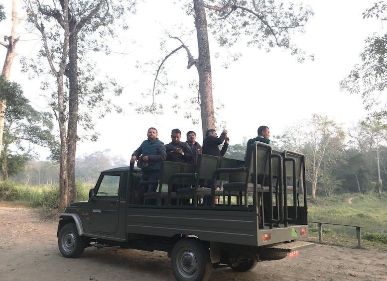 From Chitwan : Jeep Safari,Canoeing,Forest walk Day Tour