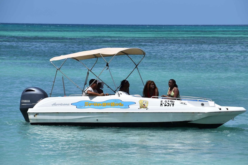 Picture 5 for Activity Aruba: Private Caribbean Boat Trip with Snorkeling & Drinks