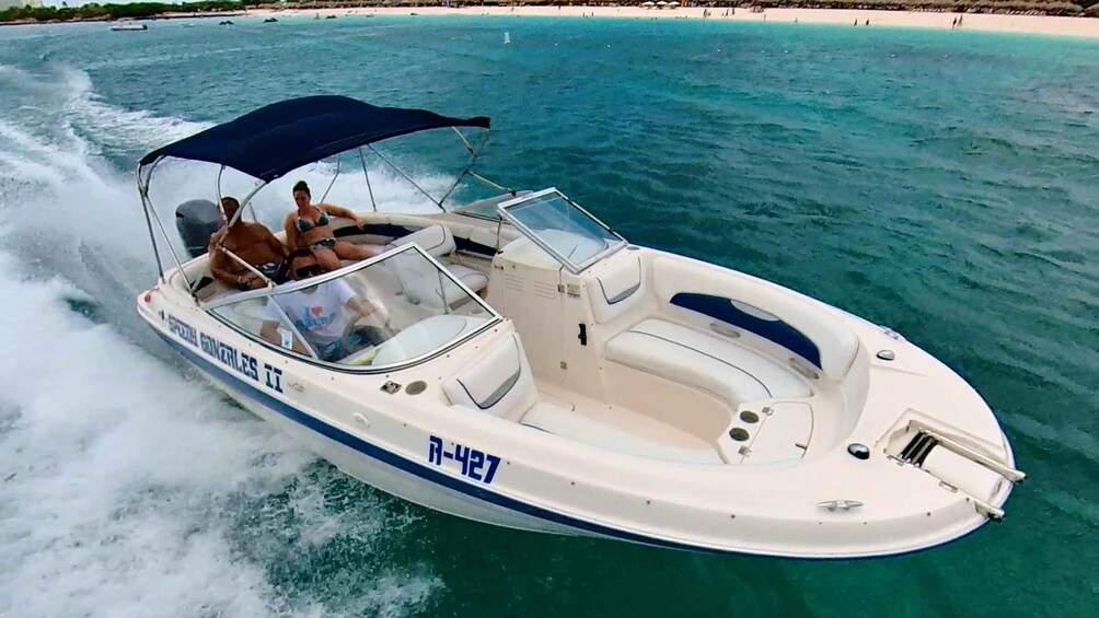 Picture 1 for Activity Aruba: Private Caribbean Boat Trip with Snorkeling & Drinks