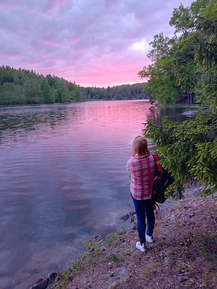 Picture 5 for Activity Stockholm: Tyresta National Park Sunset Hike with Meal