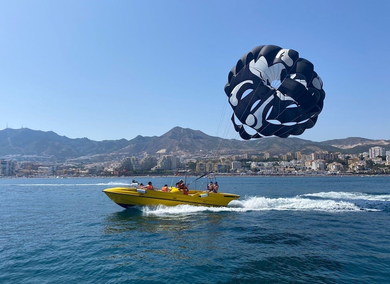 Picture 3 for Activity Fuengirola: Deluxe Parasailing Flight from Fuengirola Port