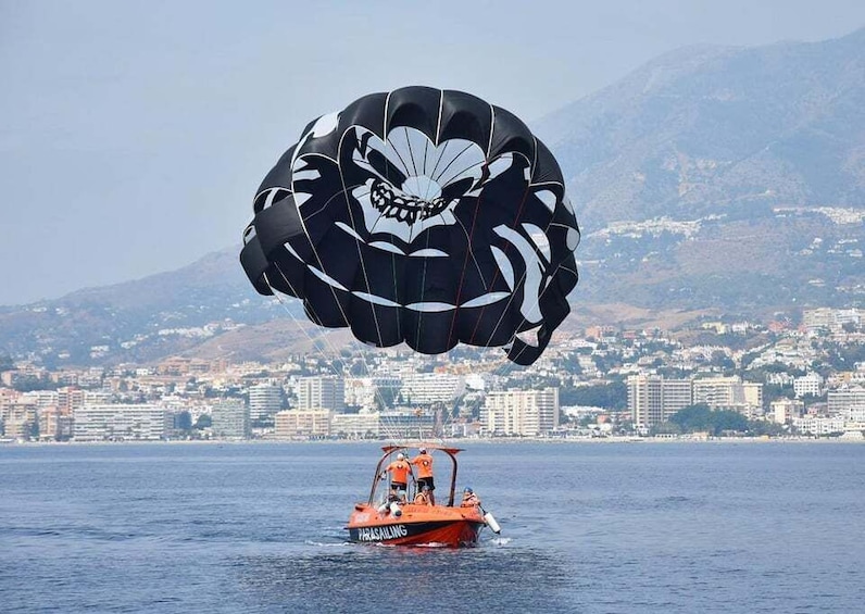 Picture 3 for Activity Fuengirola: Deluxe Parasailing Flight from Fuengirola Port