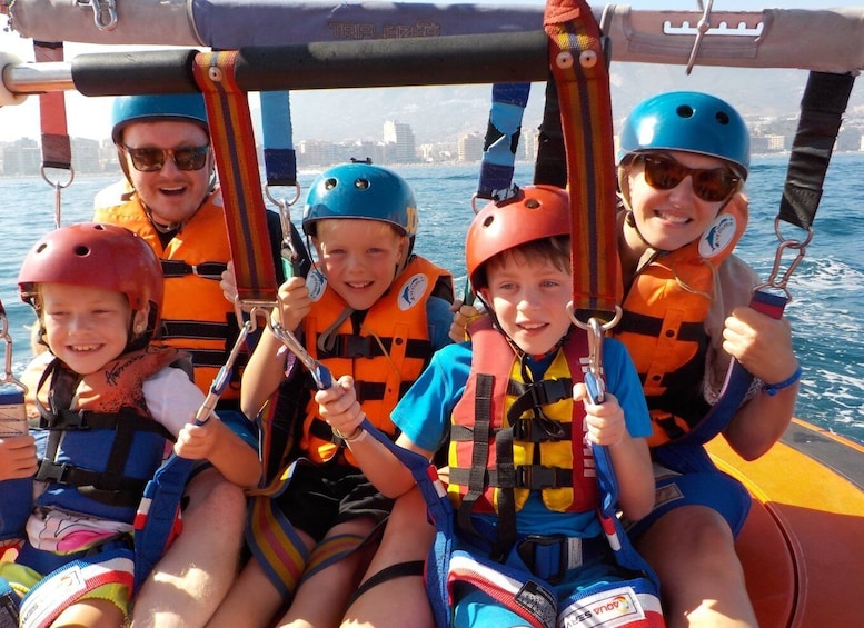 Picture 5 for Activity Fuengirola: Deluxe Parasailing Flight from Fuengirola Port