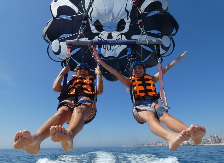 Picture 3 for Activity Fuengirola: Deluxe Parasailing Flight from Fuengirola Port