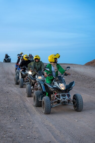 From Marrakech: Agafay Desert Quad Biking with Dinner & Show