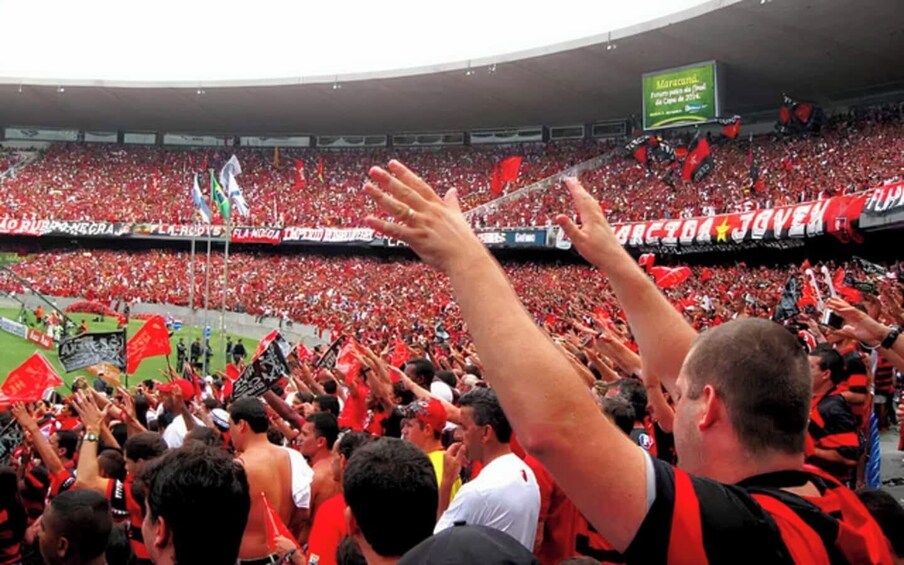 Picture 2 for Activity Rio de Janeiro: Football Game Ticket with Guide and a Drink