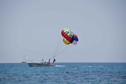 Santorini: Parasailing Flight Experience at Black Beach