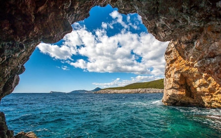 Kotor: Blå grotte, Our Lady of the Rocks og båttur i Mamula