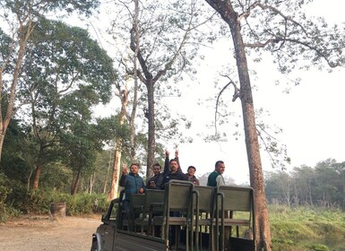 From Chitwan: Full Day Jeep Safari in Chitwan National Park