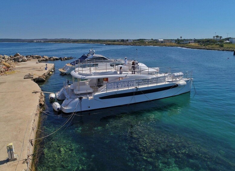 Picture 7 for Activity From Torre Vado: Catamaran Excursion To the Heel of Italy