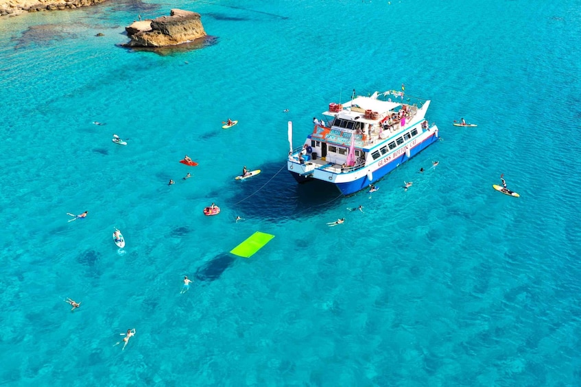 Picture 1 for Activity From Ibiza: Beach Hopping Cruise with Open Bar and Snacks