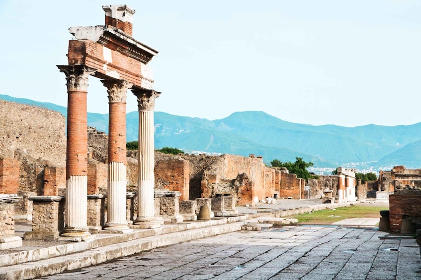 Picture 1 for Activity Naples: Ruins of Pompeii Tickets and Mount Vesuvius Day Trip
