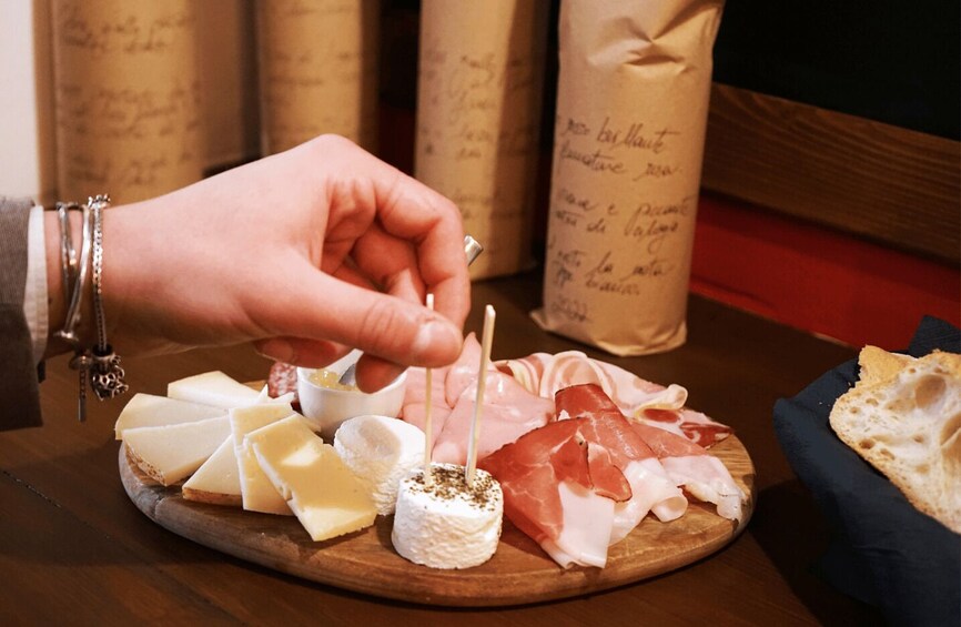 Picture 1 for Activity Wine Tasting near Turin Royal Palace with food platter
