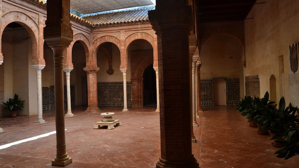 Cloisters and courtyard at Cartuja Monastery in Seville