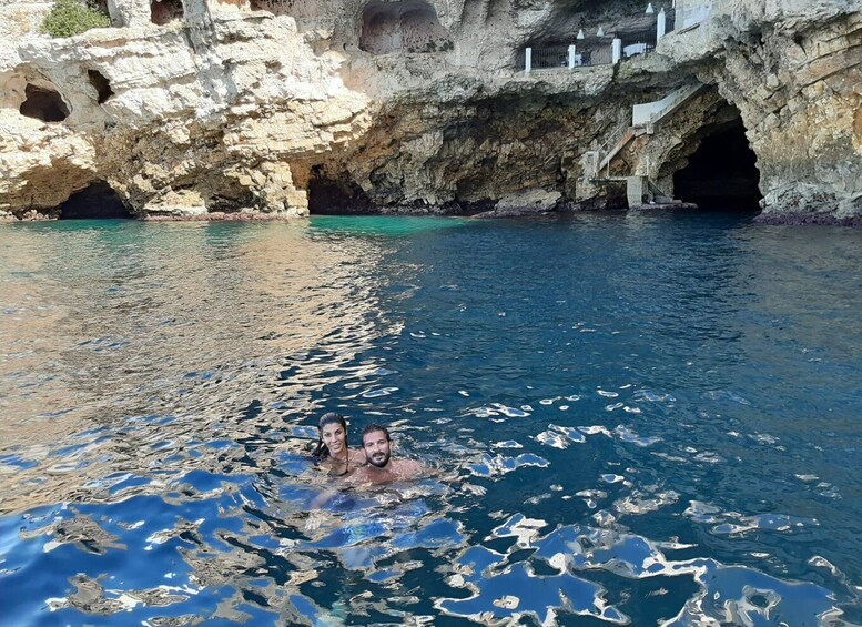 Picture 4 for Activity Polignano a Mare: Boat Tour with Prosecco and Snacks