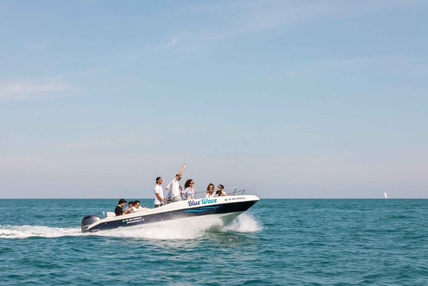 Picture 1 for Activity Polignano a Mare: Boat Tour with Prosecco and Snacks