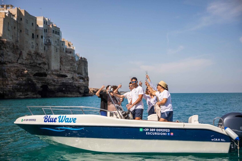 Picture 10 for Activity Polignano a Mare: Boat Tour with Prosecco and Snacks