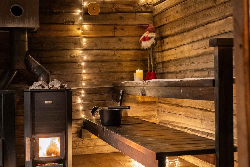 Picture 2 for Activity Rovaniemi: Private Sauna and Ice Swimming Tour with Snacks