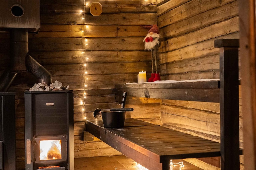 Picture 2 for Activity Rovaniemi: Private Sauna and Ice Swimming Tour with Snacks