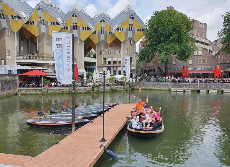 Picture 2 for Activity Rotterdam: Open Boat Cruise With Unlimited Drinks