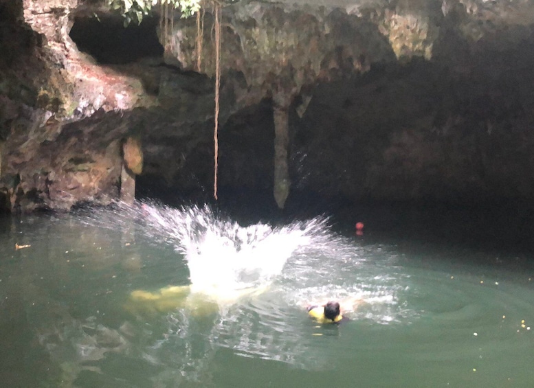 Picture 8 for Activity Cozumel: Mayan Jungle Jeep Ride to Jade Caverns and Snorkel