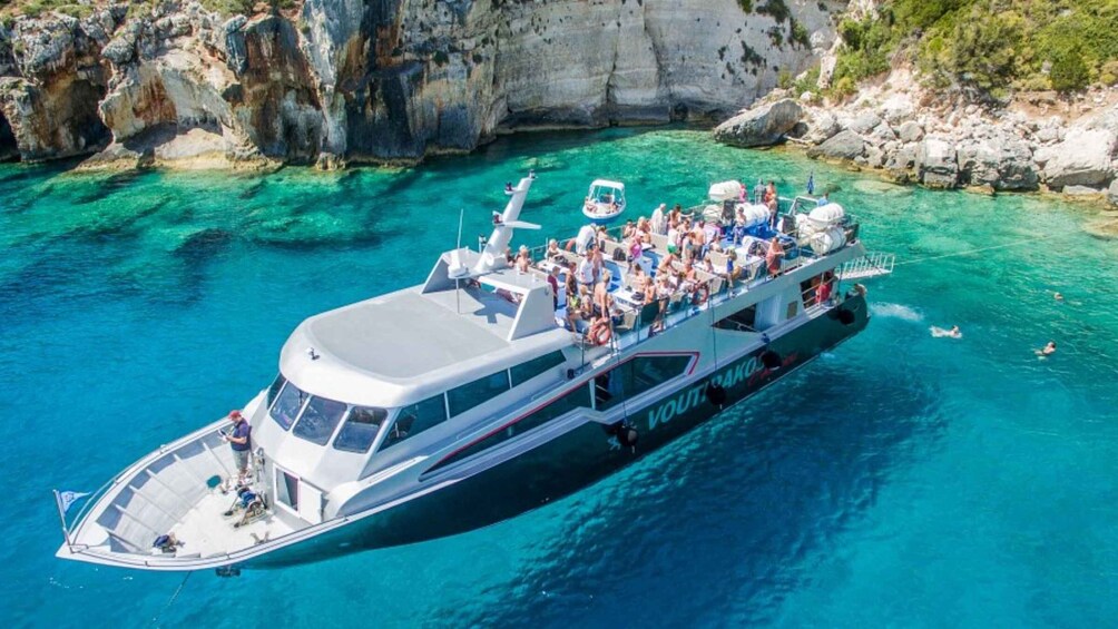 Picture 2 for Activity Zakynthos: Boat Cruise to Navagio with Swim Stops