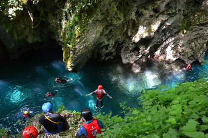 Canyoning Family On The Lima River