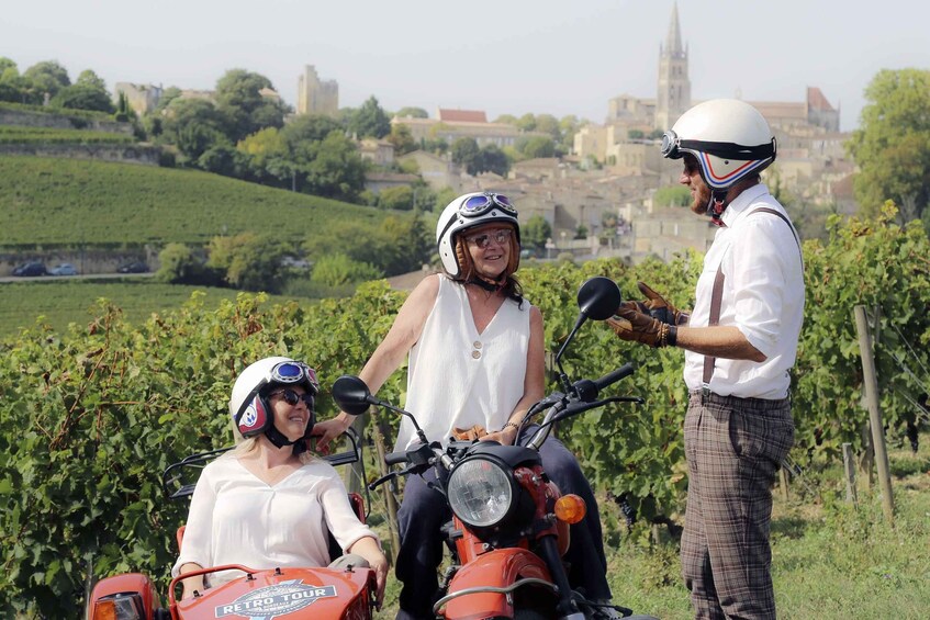 Private ride in the vineyards from Saint-Emilion