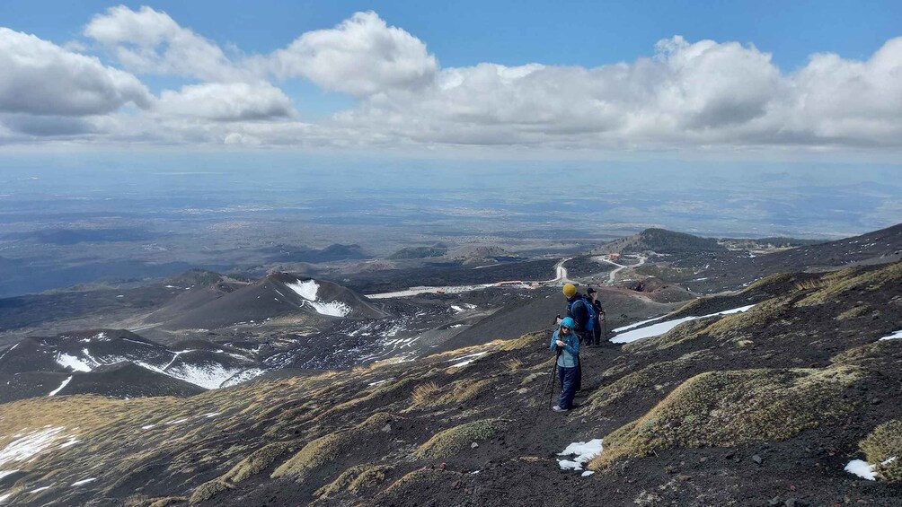 Picture 2 for Activity From Syracuse: Mount Etna Guided Morning Hike & Food Tasting