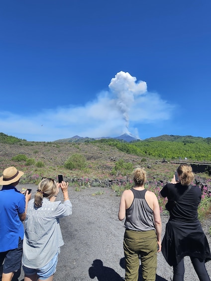 Picture 2 for Activity From Syracuse: Mount Etna Guided Morning Hike & Food Tasting