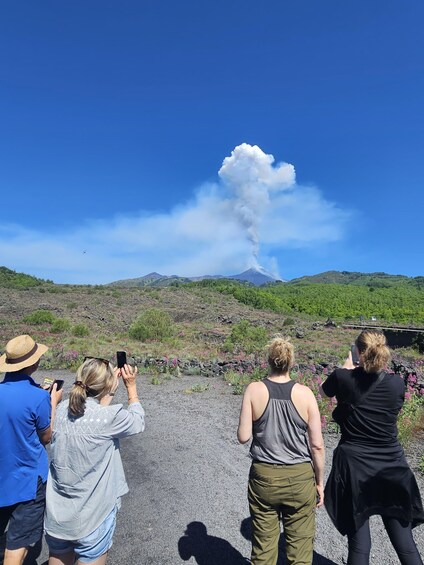 Picture 2 for Activity From Syracuse: Mount Etna Guided Morning Hike & Food Tasting