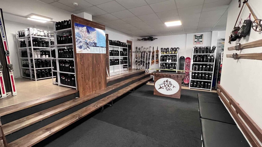 Ski and Snowboard equipment rental in Bansko