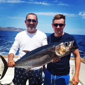 Fisketur i båd på Mallorca